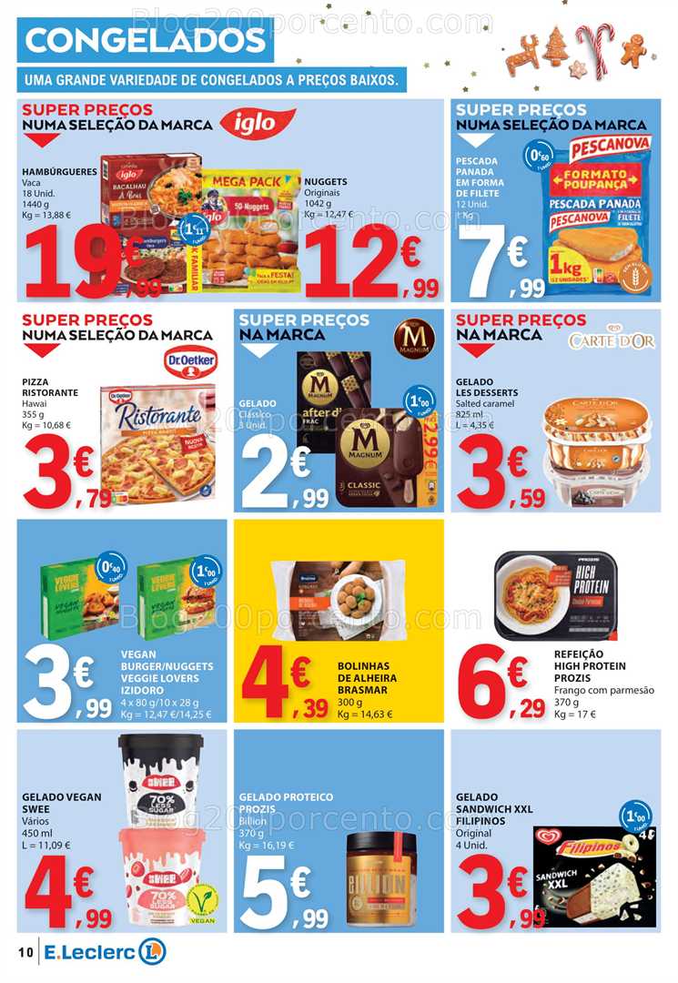 Antevisão Folheto E-LECLERC Promoções de 18 a 24 dezembro