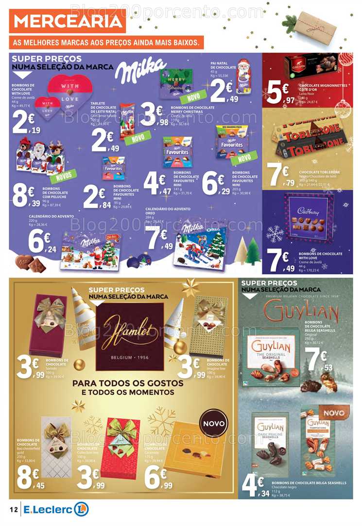 Antevisão Folheto E-LECLERC Promoções de 18 a 24 dezembro