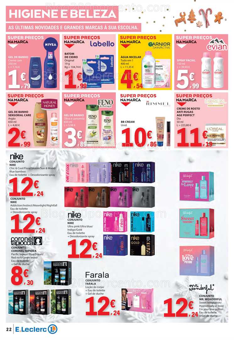 Antevisão Folheto E-LECLERC Promoções de 18 a 24 dezembro