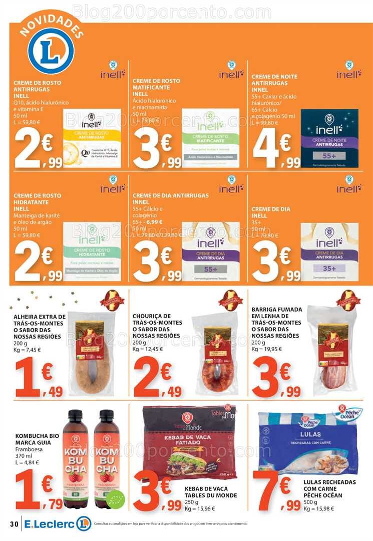 Antevisão Folheto E-LECLERC Promoções de 18 a 24 dezembro