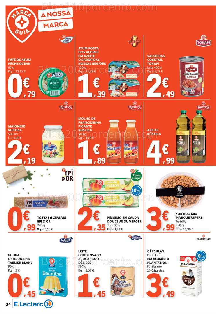 Antevisão Folheto E-LECLERC Promoções de 18 a 24 dezembro