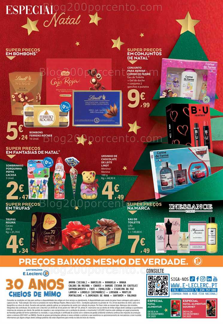 Antevisão Folheto E-LECLERC Promoções de 18 a 24 dezembro