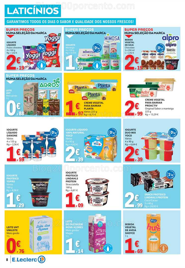 Antevisão Folheto E-LECLERC Promoções de 2 a 8 janeiro