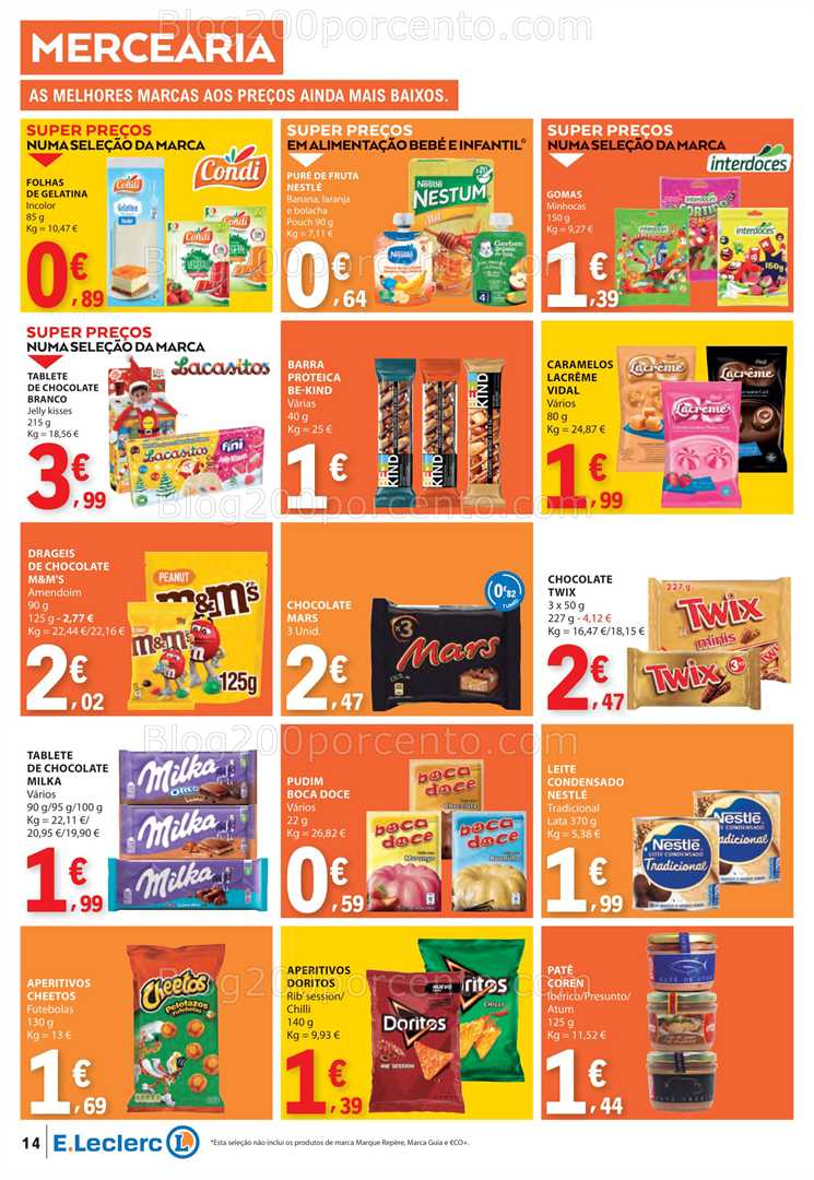 Antevisão Folheto E-LECLERC Promoções de 2 a 8 janeiro