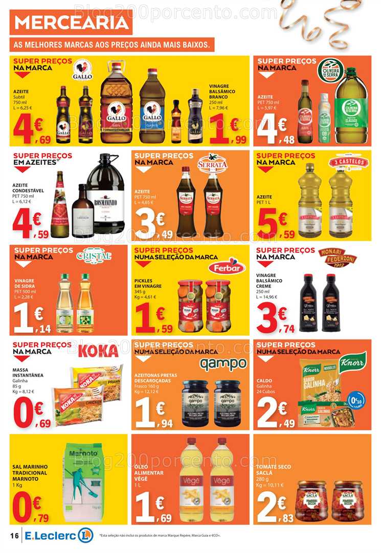 Antevisão Folheto E-LECLERC Promoções 26 a 31 dezembro
