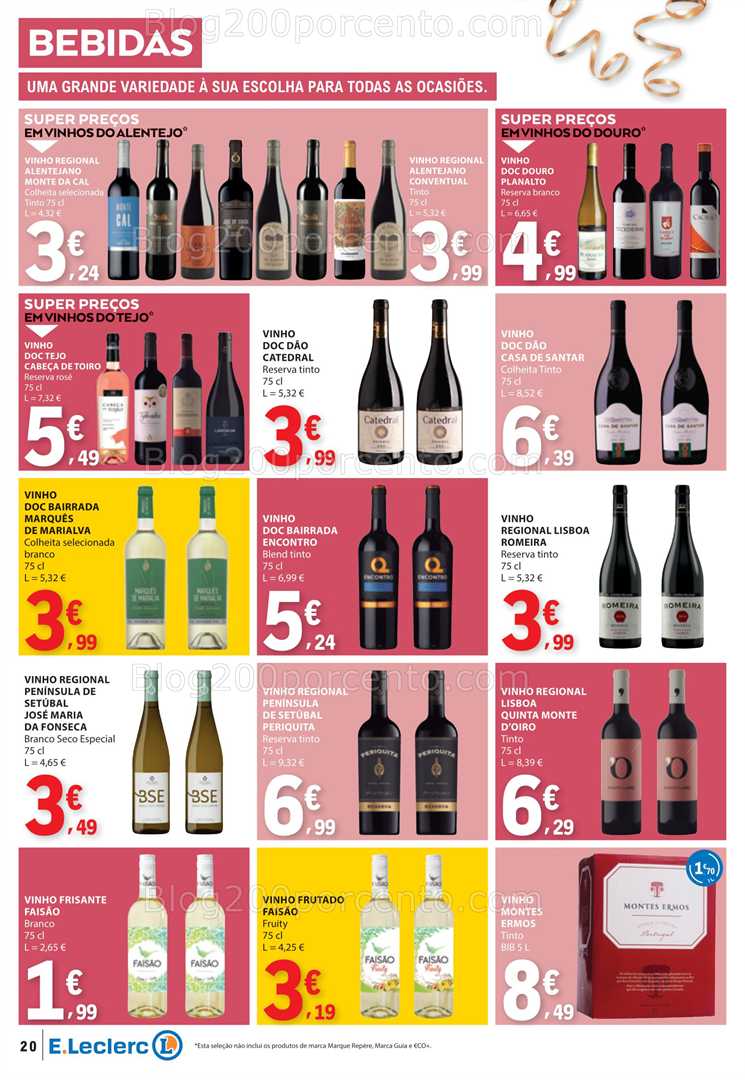 Antevisão Folheto E-LECLERC Promoções 26 a 31 dezembro