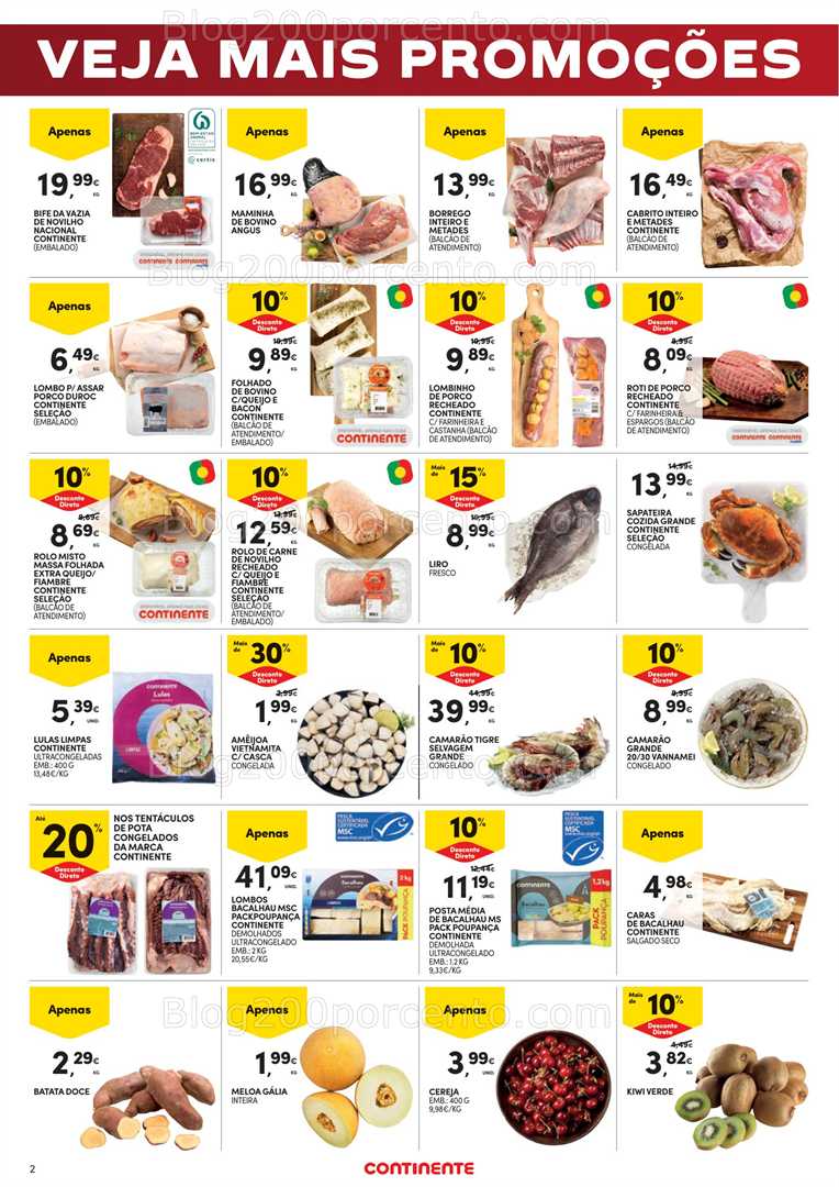 Antevisão Folheto CONTINENTE Promoções Fim de Semana 12 a 14 dezembro - Edição Digital