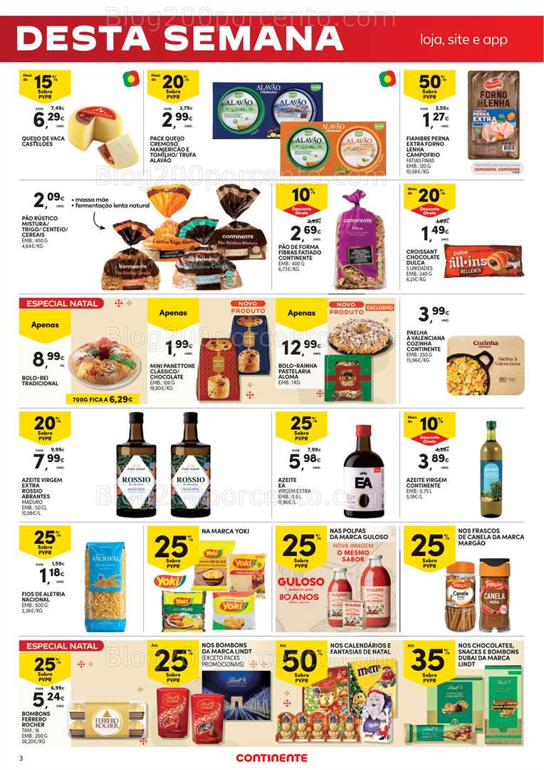 Antevisão Folheto CONTINENTE Promoções Fim de Semana 12 a 14 dezembro - Edição Digital