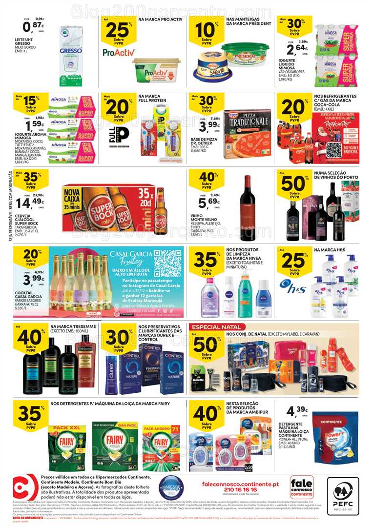 Antevisão Folheto CONTINENTE Promoções Fim de Semana 12 a 14 dezembro - Edição Digital
