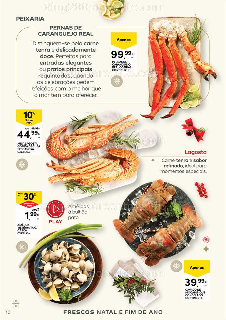 Antevisão Folheto CONTINENTE Especial Mesa de Natal e Ano Novo Promoções até 31 dezembro