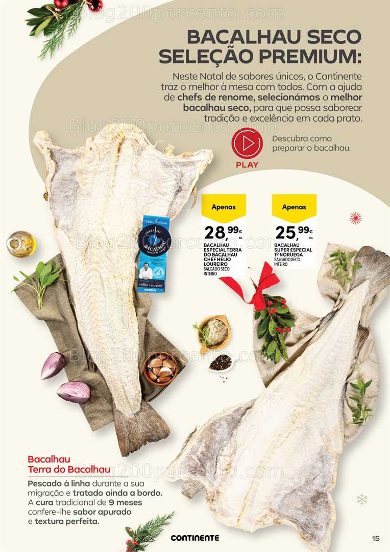 Antevisão Folheto CONTINENTE Especial Mesa de Natal e Ano Novo Promoções até 31 dezembro