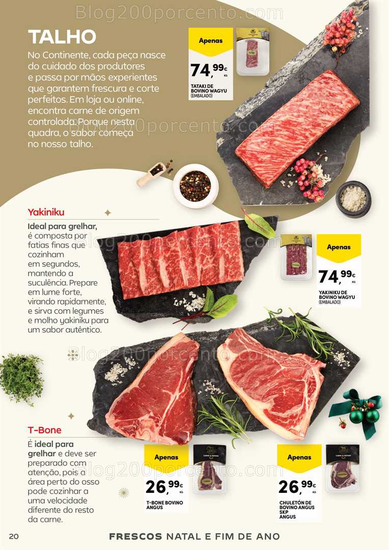 Antevisão Folheto CONTINENTE Especial Mesa de Natal e Ano Novo Promoções até 31 dezembro