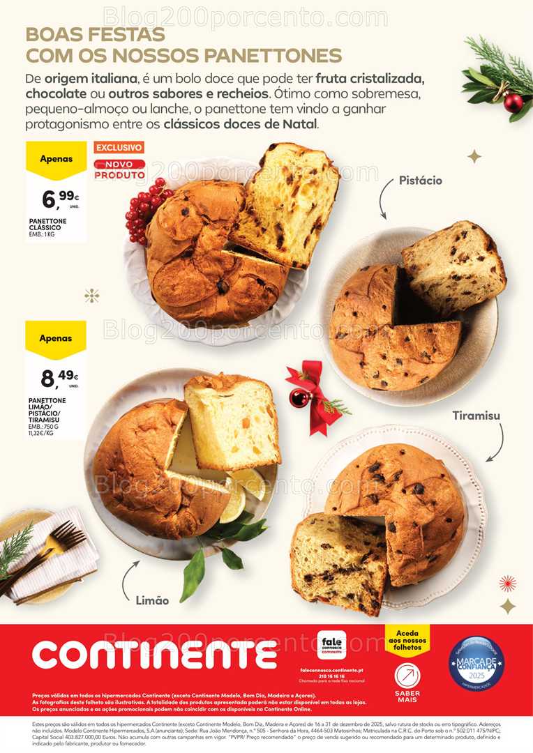 Antevisão Folheto CONTINENTE Especial Mesa de Natal e Ano Novo Promoções até 31 dezembro