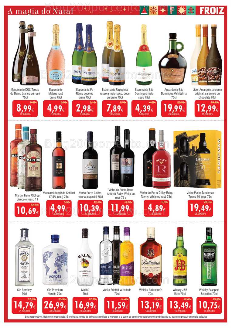 Antevisão Folheto FROIZ Promoções de 18 dezembro a 5 janeiro