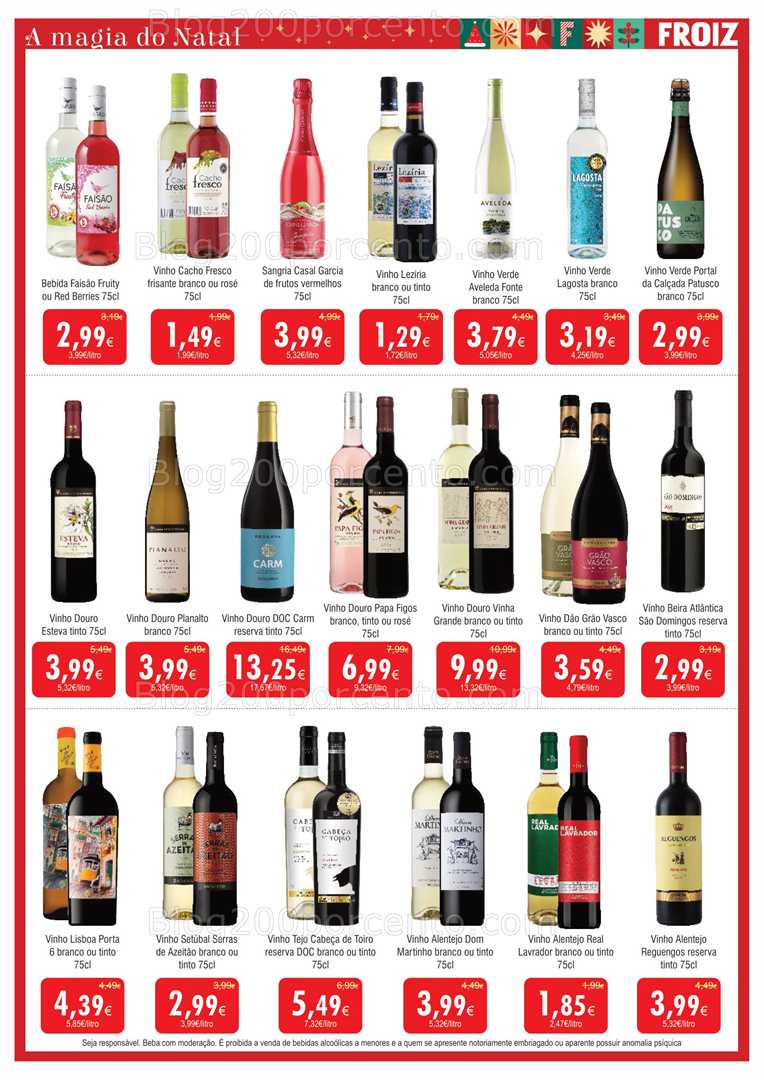 Antevisão Folheto FROIZ Promoções de 18 dezembro a 5 janeiro