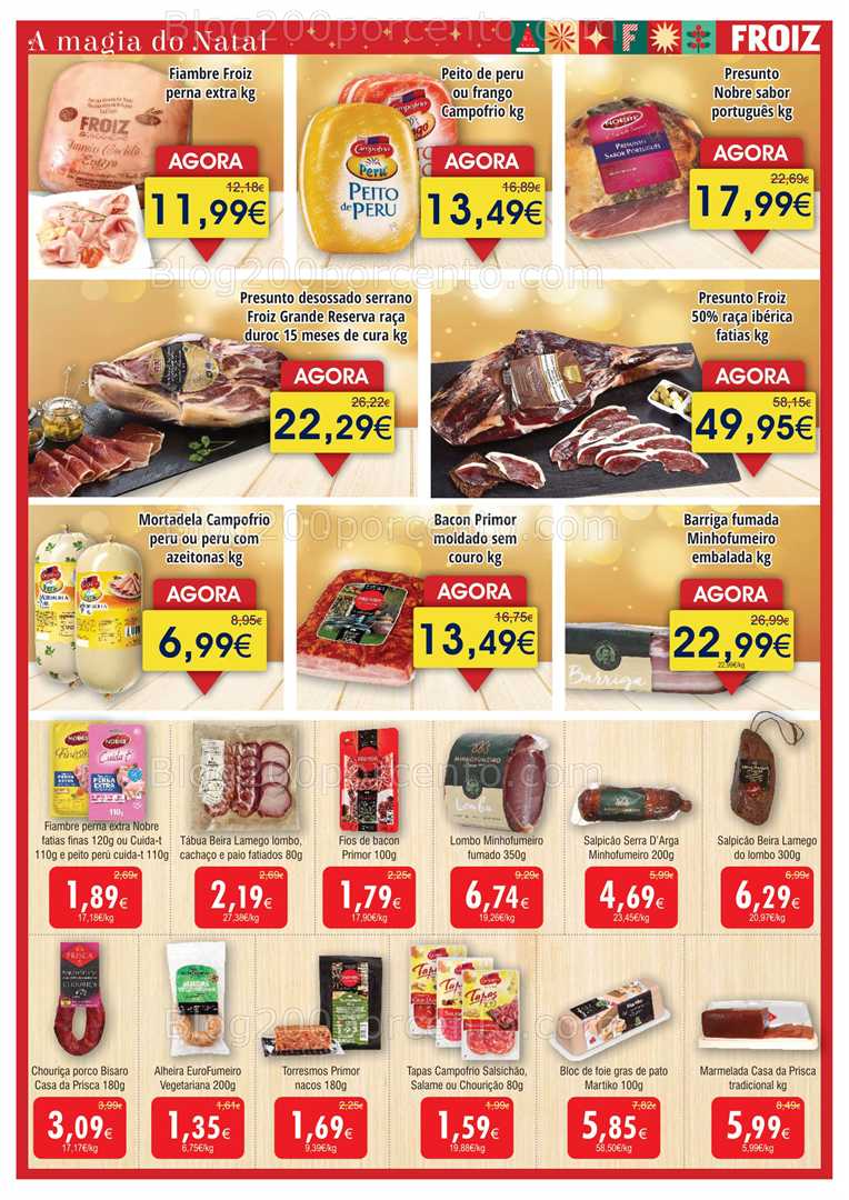 Antevisão Folheto FROIZ Promoções de 18 dezembro a 5 janeiro