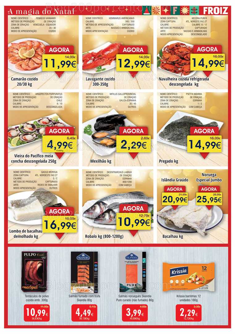Antevisão Folheto FROIZ Promoções de 18 dezembro a 5 janeiro