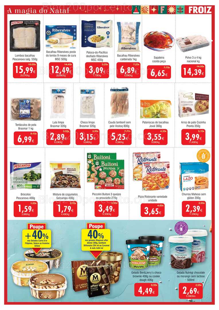 Antevisão Folheto FROIZ Promoções de 18 dezembro a 5 janeiro