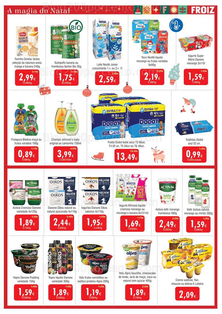 Antevisão Folheto FROIZ Promoções de 18 dezembro a 5 janeiro