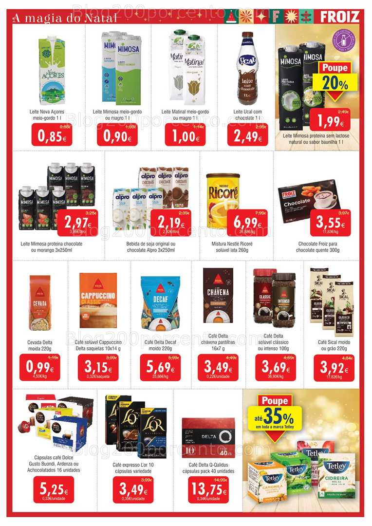 Antevisão Folheto FROIZ Promoções de 18 dezembro a 5 janeiro