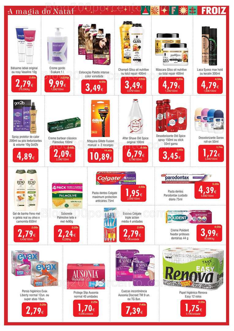 Antevisão Folheto FROIZ Promoções de 18 dezembro a 5 janeiro