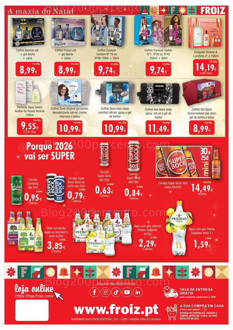 Antevisão Folheto FROIZ Promoções de 18 dezembro a 5 janeiro