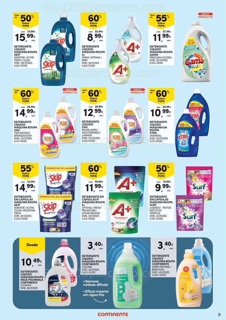 Antevisão Folheto CONTINENTE Especial Limpeza do Lar Promoções de 2 a 18 janeiro