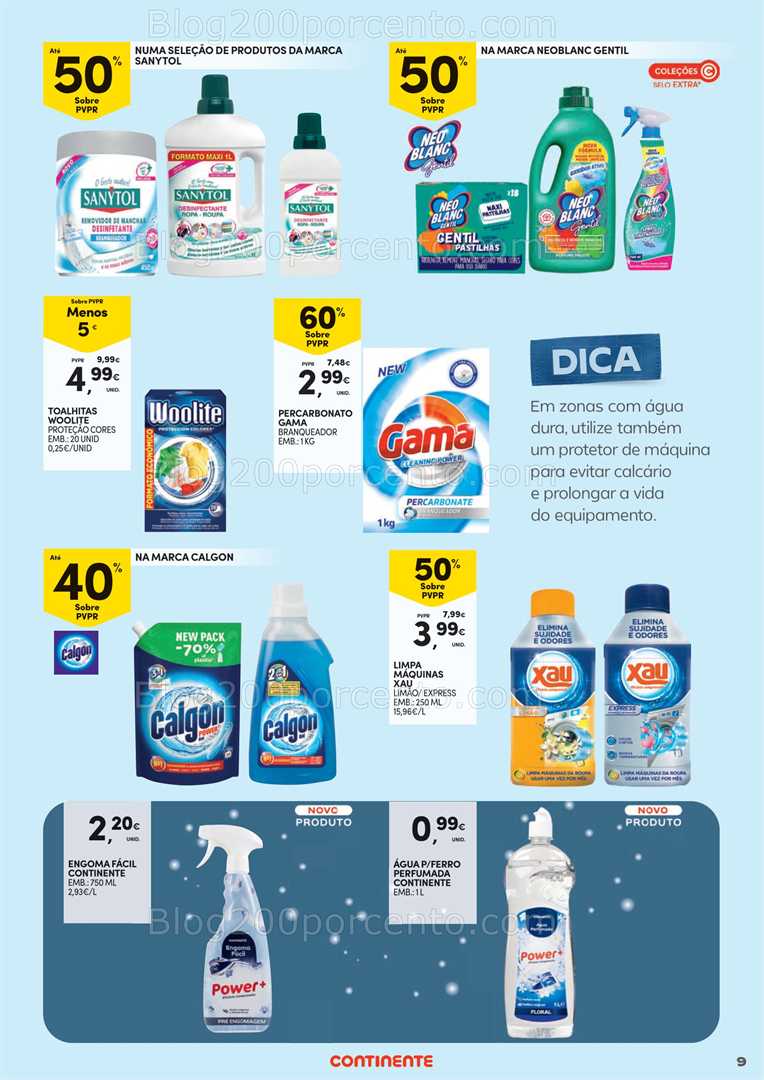 Antevisão Folheto CONTINENTE Especial Limpeza do Lar Promoções de 2 a 18 janeiro