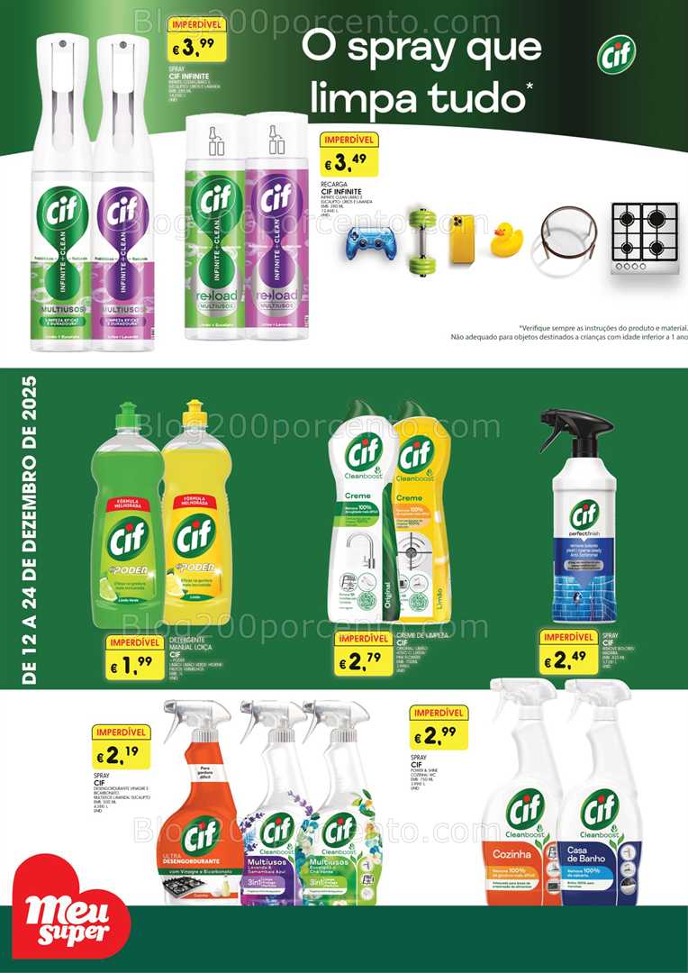 Antevisão Folheto MEU SUPER Extra Promoções de 12 a 24 dezembro