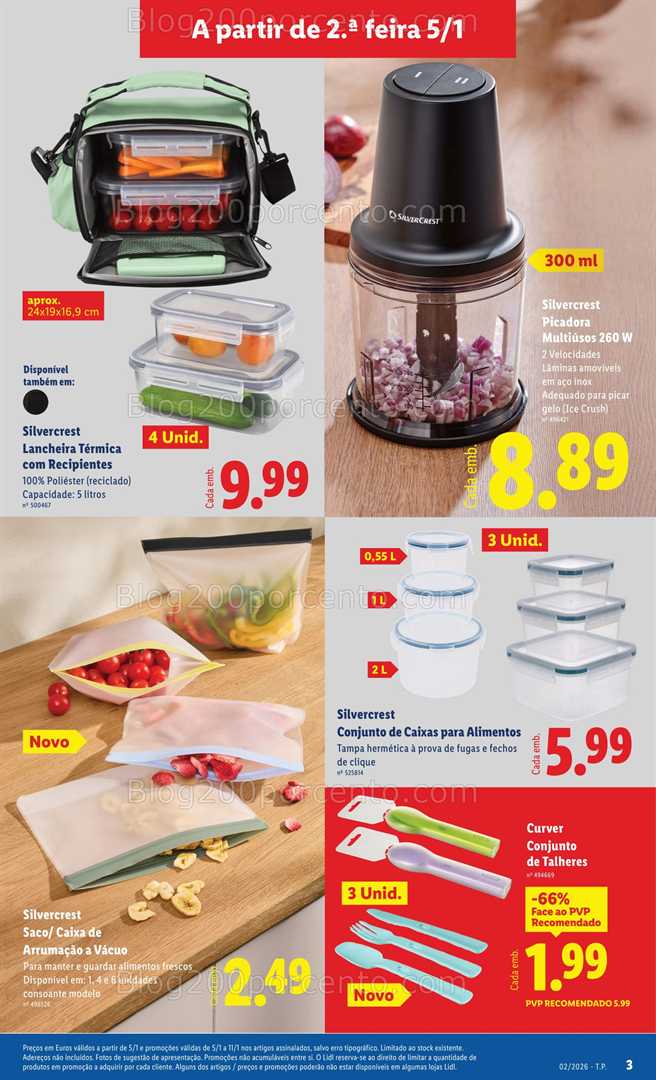 Antevisão Folheto LIDL Bazar Promoções de 5 a 15 janeiro