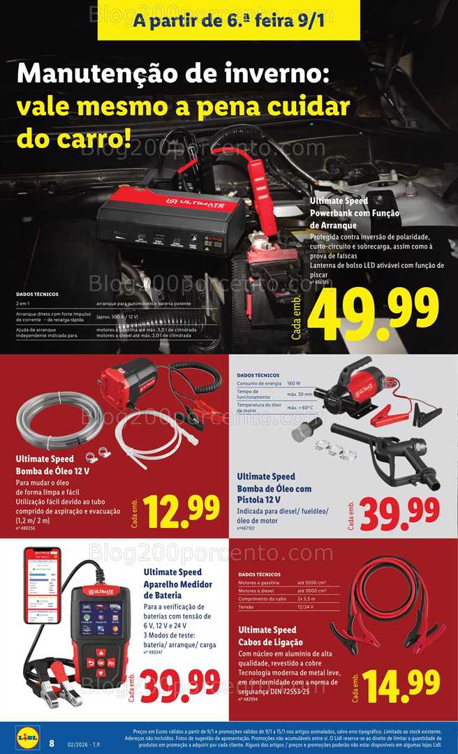 Antevisão Folheto LIDL Bazar Promoções de 5 a 15 janeiro