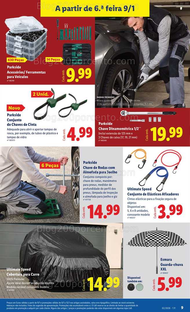 Antevisão Folheto LIDL Bazar Promoções de 5 a 15 janeiro