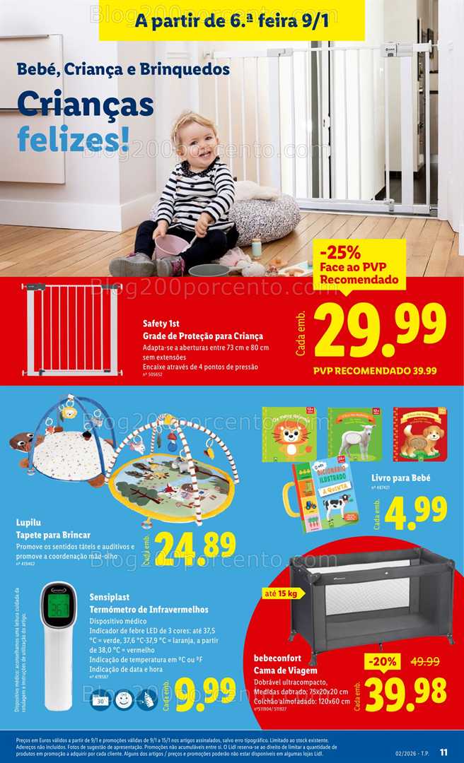 Antevisão Folheto LIDL Bazar Promoções de 5 a 15 janeiro