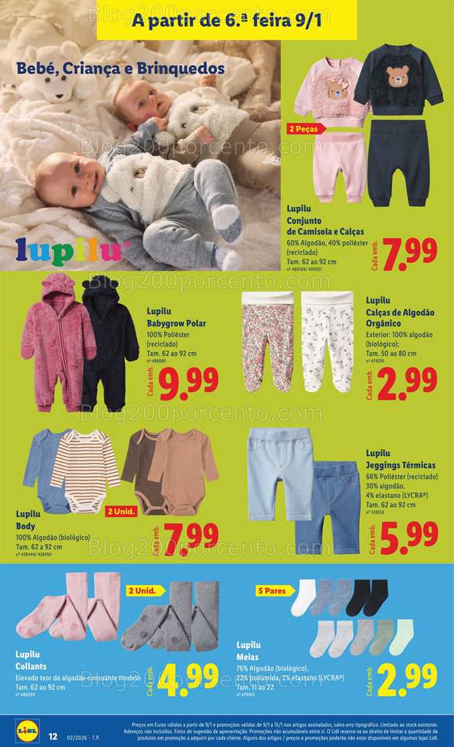 Antevisão Folheto LIDL Bazar Promoções de 5 a 15 janeiro