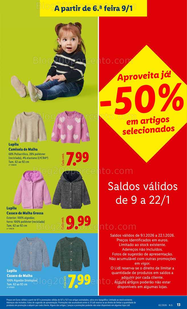 Antevisão Folheto LIDL Bazar Promoções de 5 a 15 janeiro