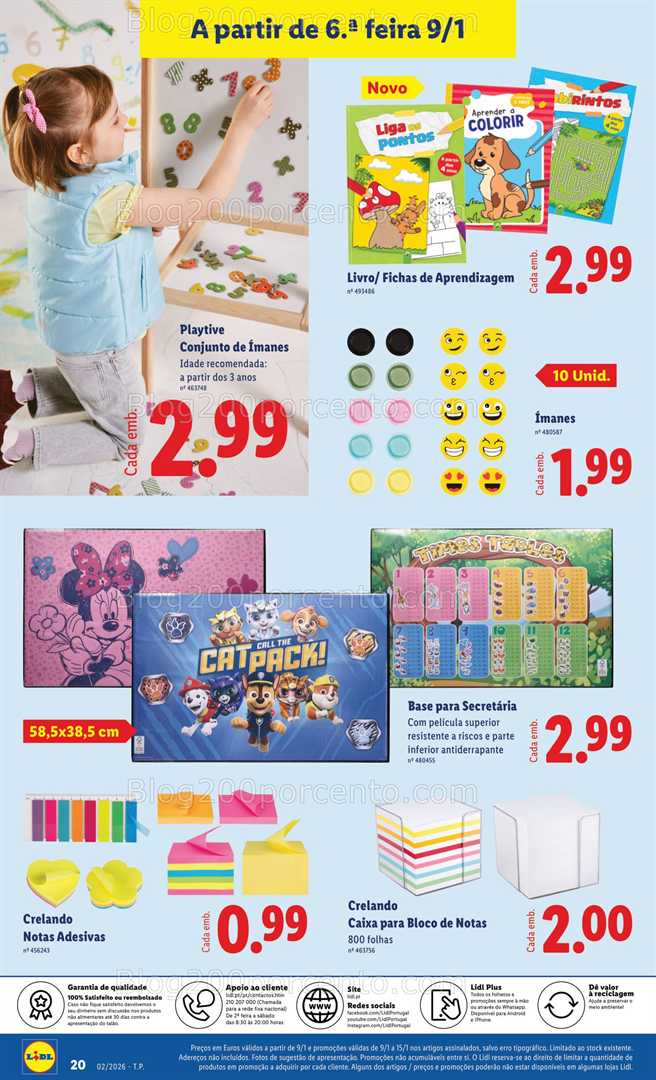 Antevisão Folheto LIDL Bazar Promoções de 5 a 15 janeiro