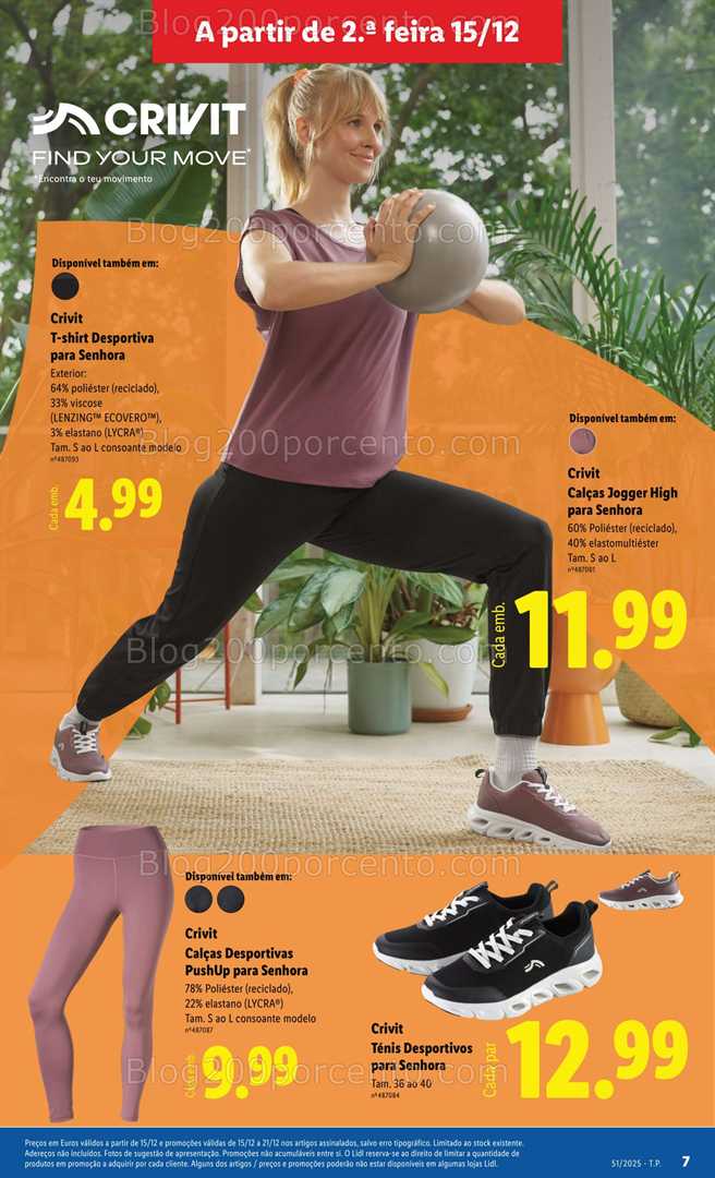 Antevisão Folheto LIDL Bazar Promoções de 15 a 25 dezembro
