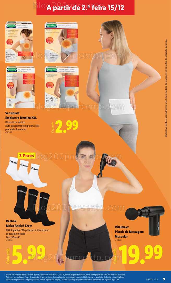 Antevisão Folheto LIDL Bazar Promoções de 15 a 25 dezembro