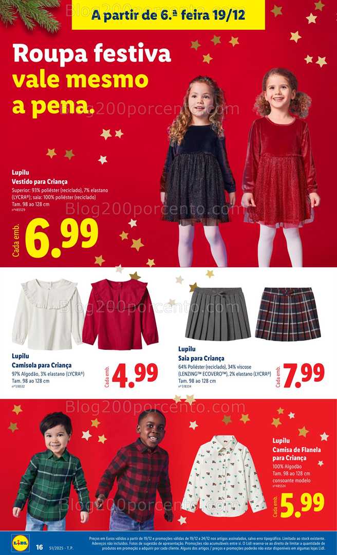 Antevisão Folheto LIDL Bazar Promoções de 15 a 25 dezembro