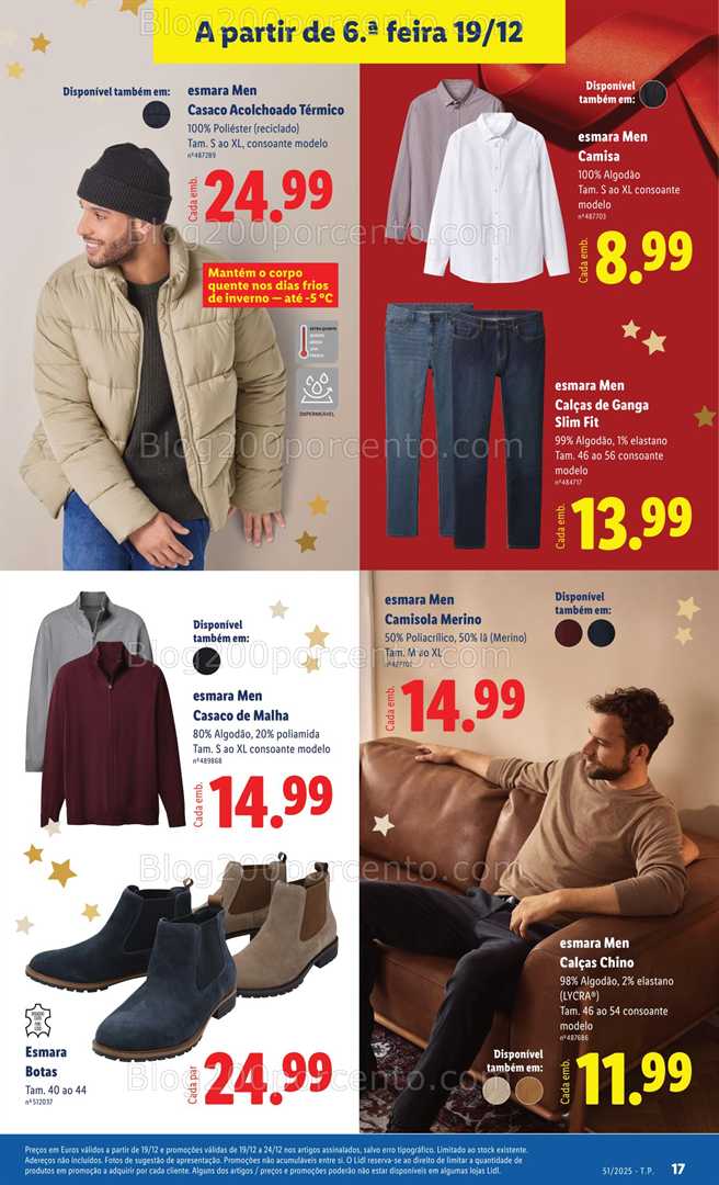 Antevisão Folheto LIDL Bazar Promoções de 15 a 25 dezembro