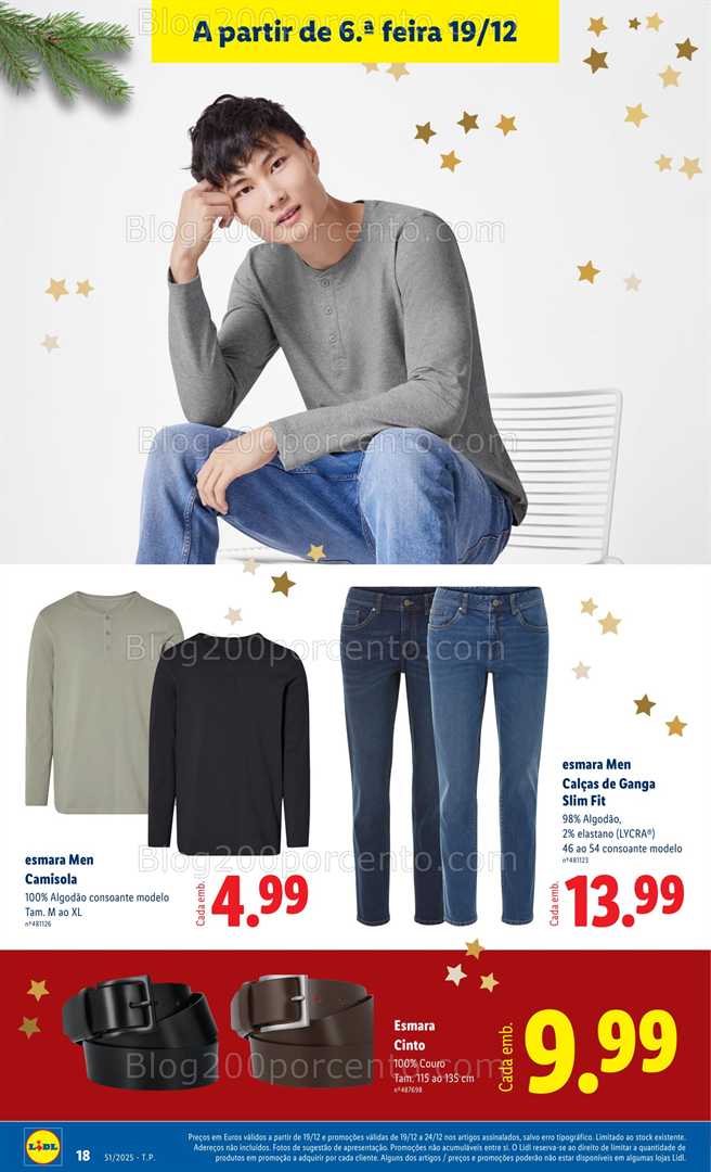 Antevisão Folheto LIDL Bazar Promoções de 15 a 25 dezembro