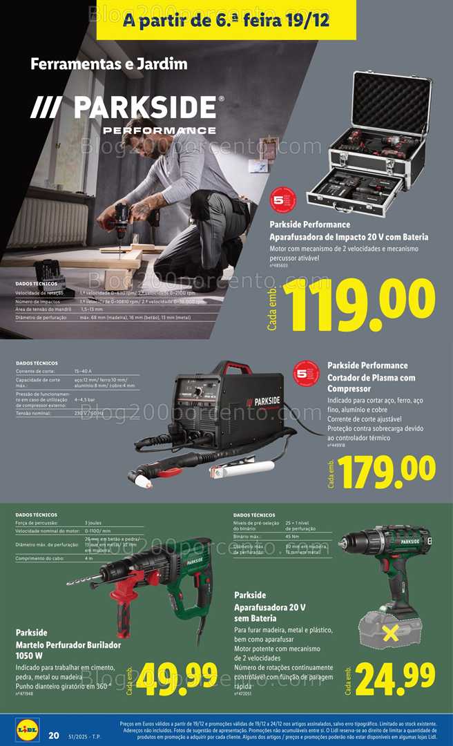 Antevisão Folheto LIDL Bazar Promoções de 15 a 25 dezembro