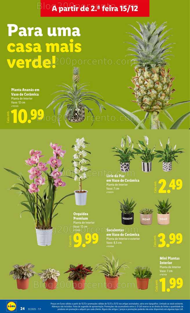 Antevisão Folheto LIDL Bazar Promoções de 15 a 25 dezembro