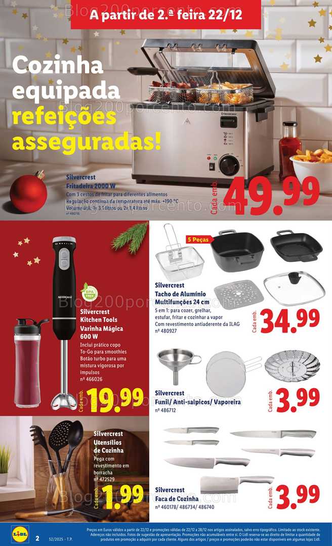 Antevisão Folheto LIDL Bazar Promoções de 22 a 31 dezembro - Edição Digital