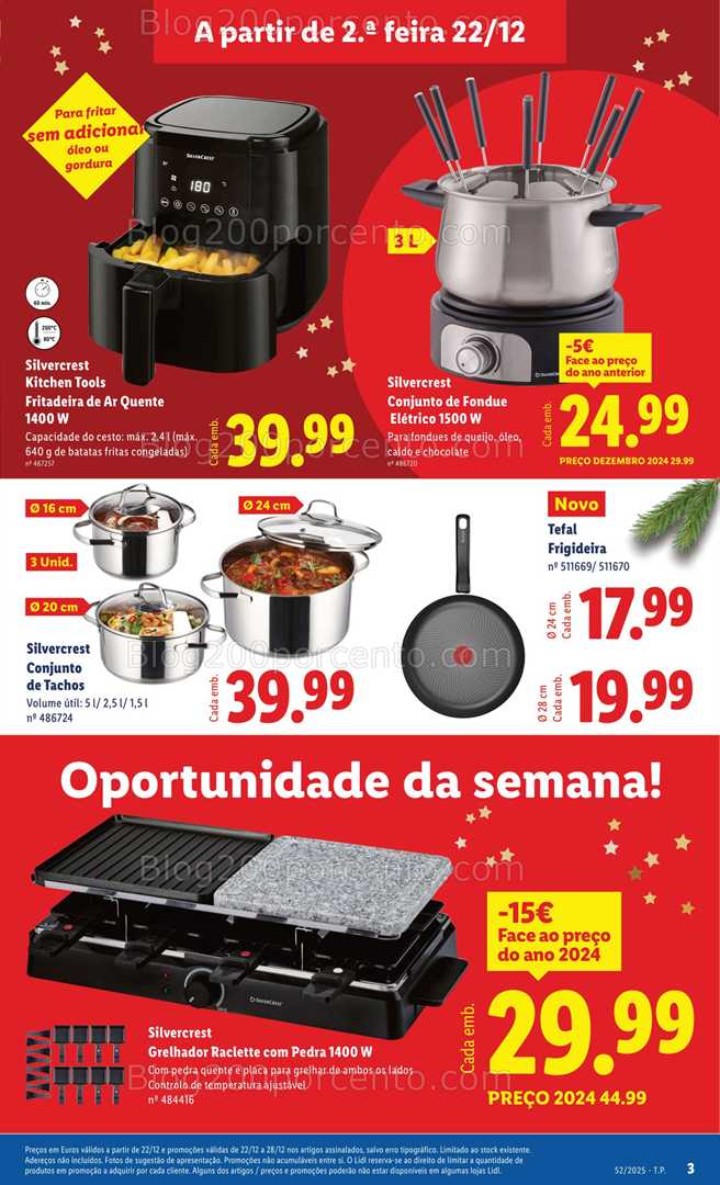 Antevisão Folheto LIDL Bazar Promoções de 22 a 31 dezembro - Edição Digital