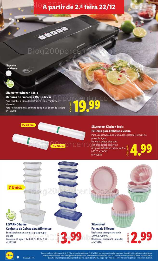 Antevisão Folheto LIDL Bazar Promoções de 22 a 31 dezembro - Edição Digital