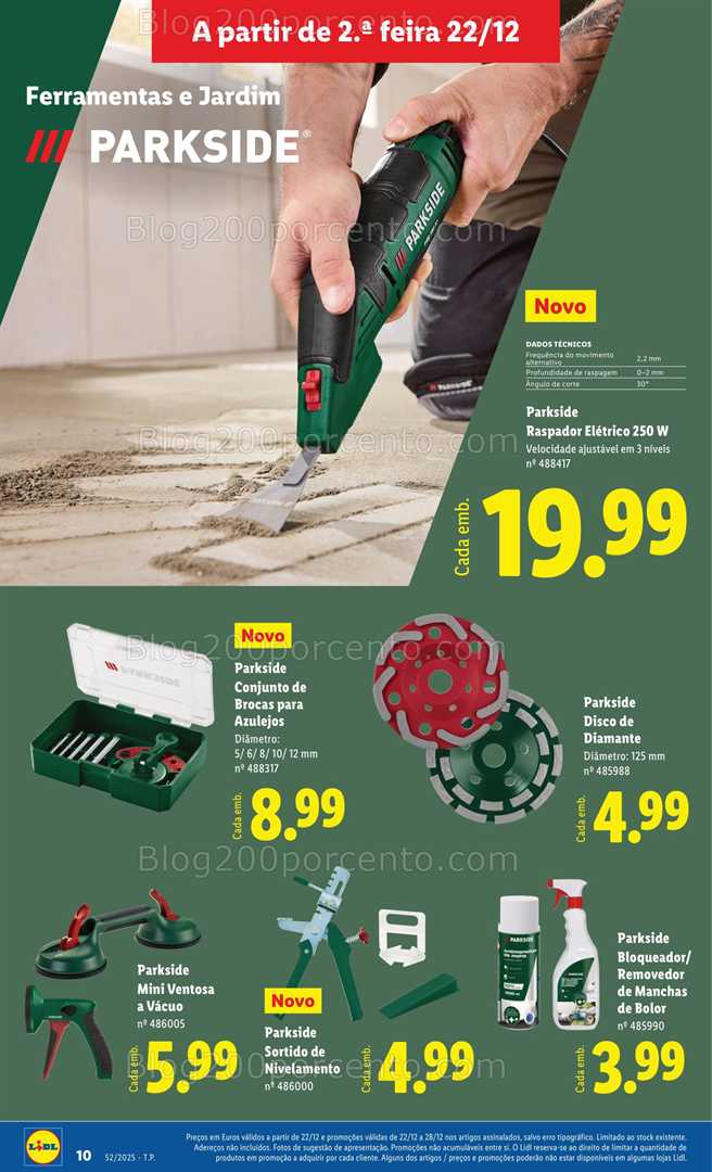 Antevisão Folheto LIDL Bazar Promoções de 22 a 31 dezembro - Edição Digital