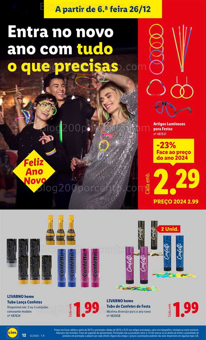 Antevisão Folheto LIDL Bazar Promoções de 26 a 31 dezembro - Edição Digital