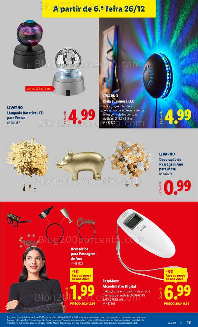 Antevisão Folheto LIDL Bazar Promoções de 26 a 31 dezembro - Edição Digital