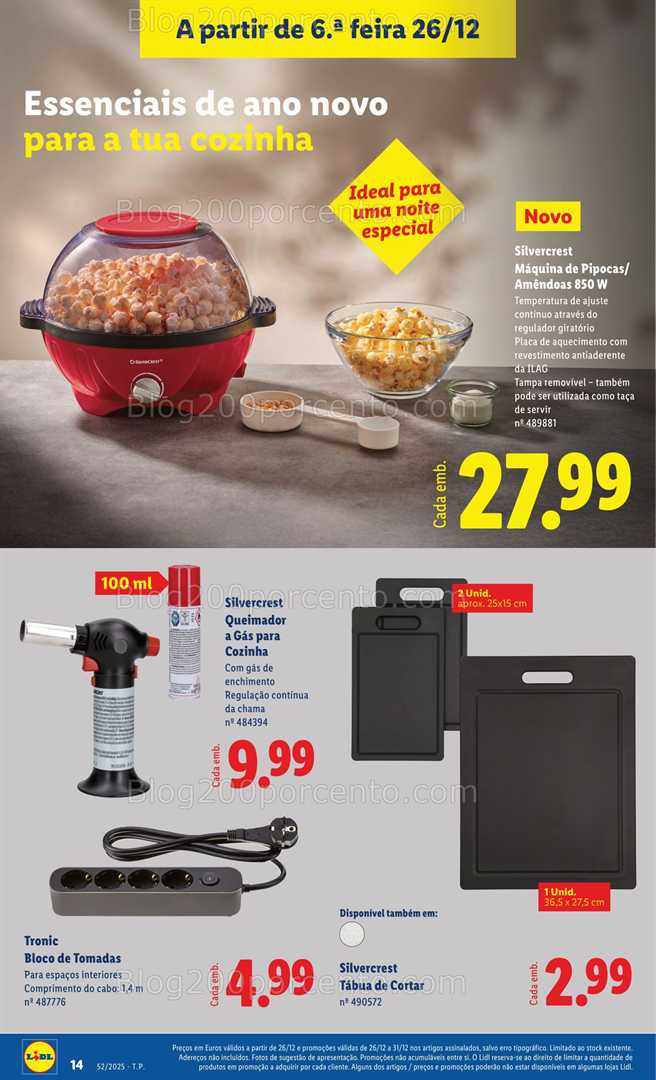 Antevisão Folheto LIDL Bazar Promoções de 26 a 31 dezembro - Edição Digital